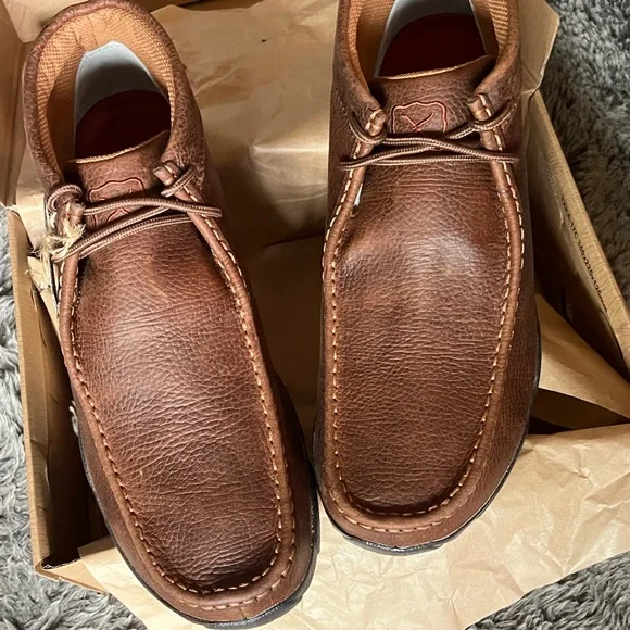 Twisted X, NWT, Chukka Boots, Driving Mocs D Toe - Picture 6 of 9